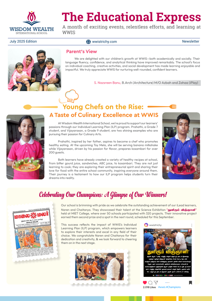 Newsletter page