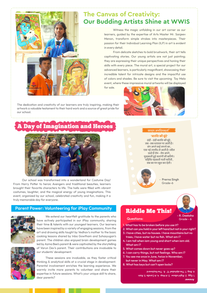 Newsletter page