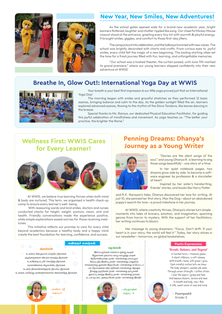 Newsletter page