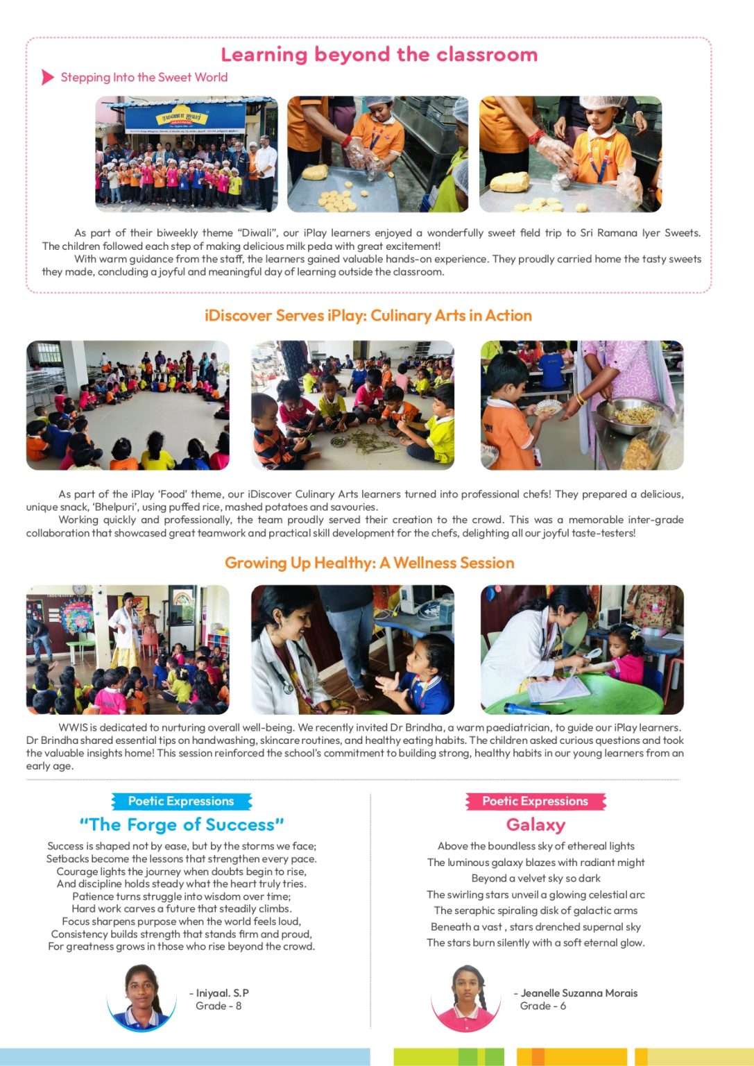 Newsletter page