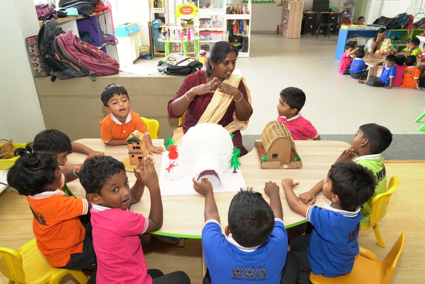 iPlay students exploring and playing